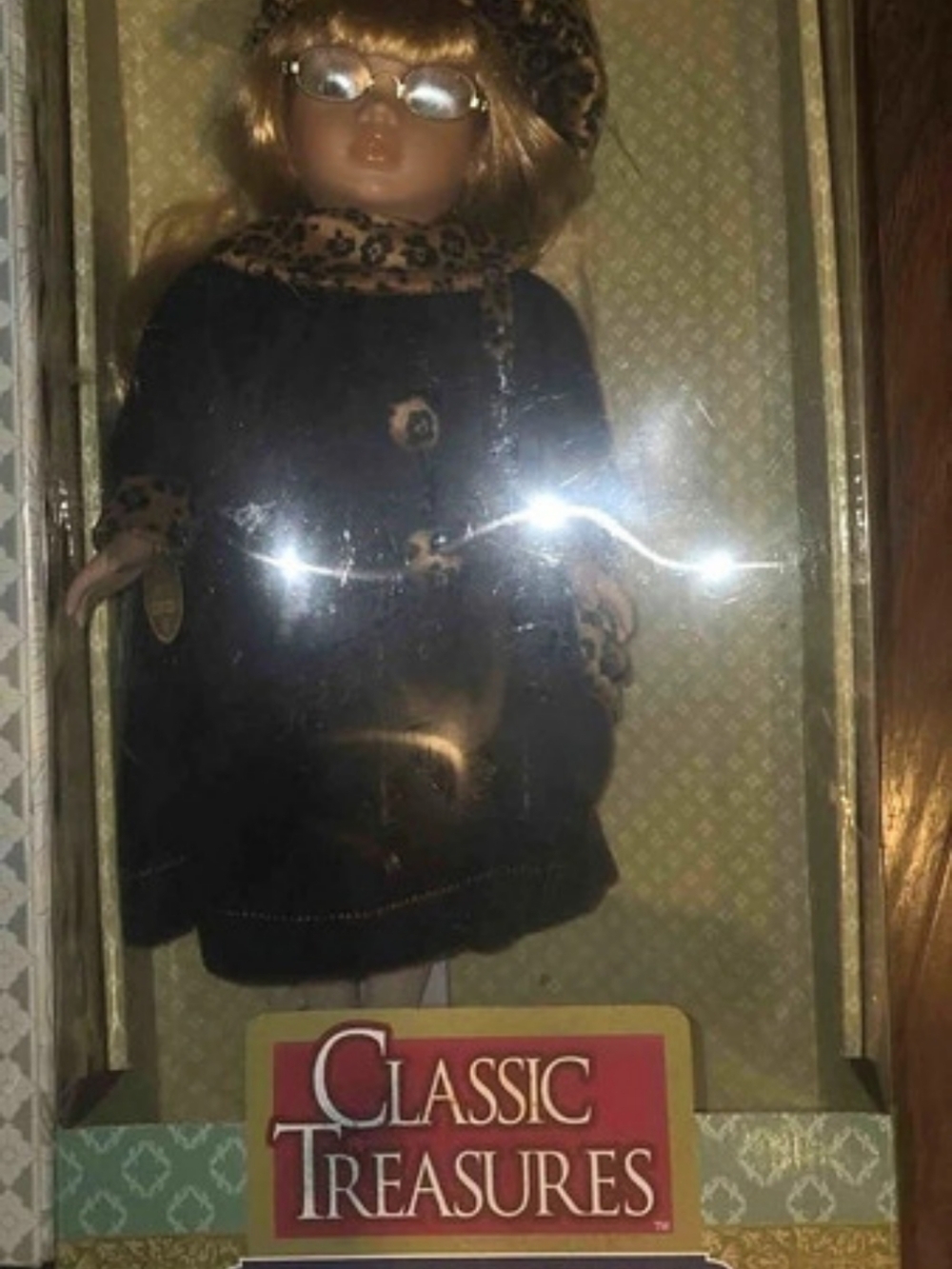 Classic Treasures doll in Black & Brown Like New